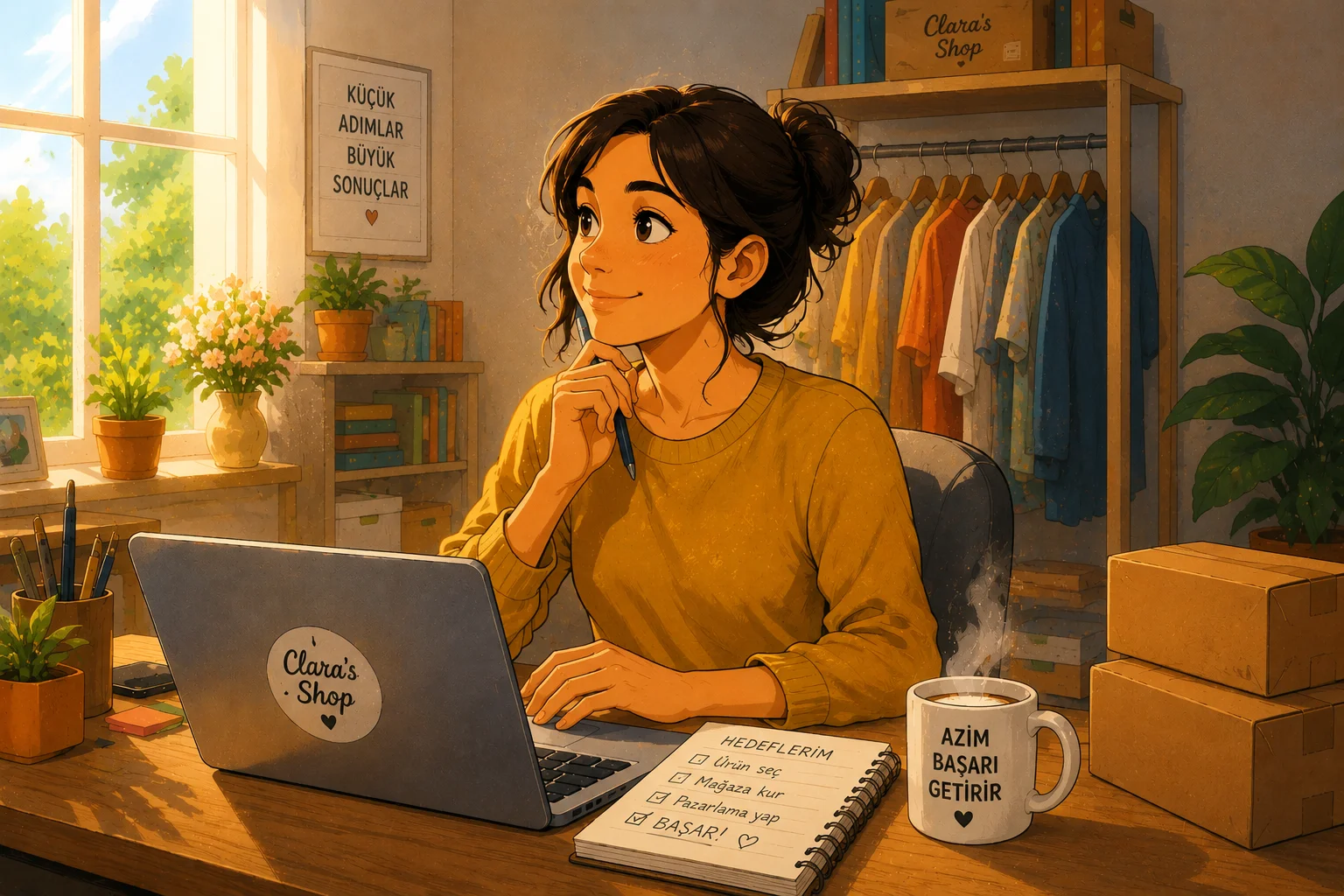 Boutique en ligne de Clara quiz oyunu